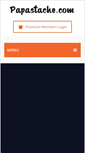 Mobile Screenshot of papastache.com